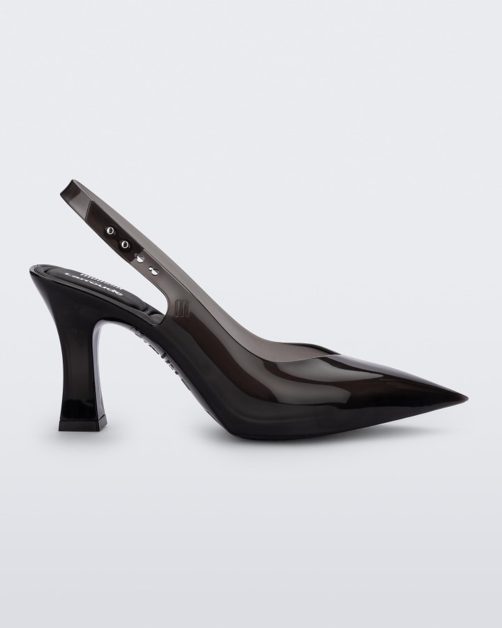 Slingback-absatz Mit Schwarzem Melissa-larroudé